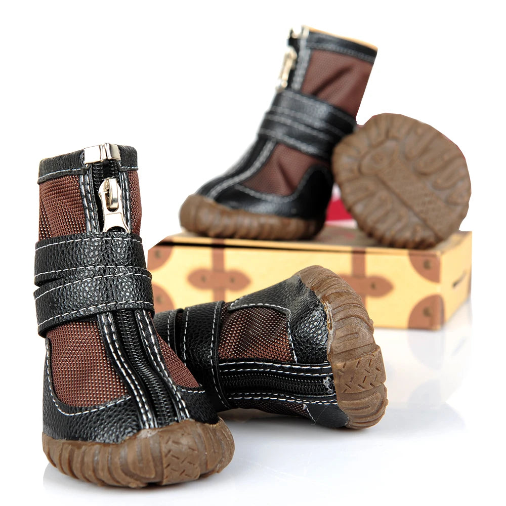 Cotton-padded Martin Boots for Big Dogs