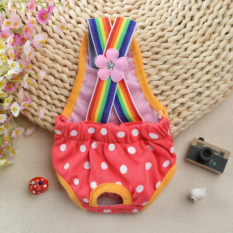 Female Dogs Underwear Sanitary Diaper Washable Shorts