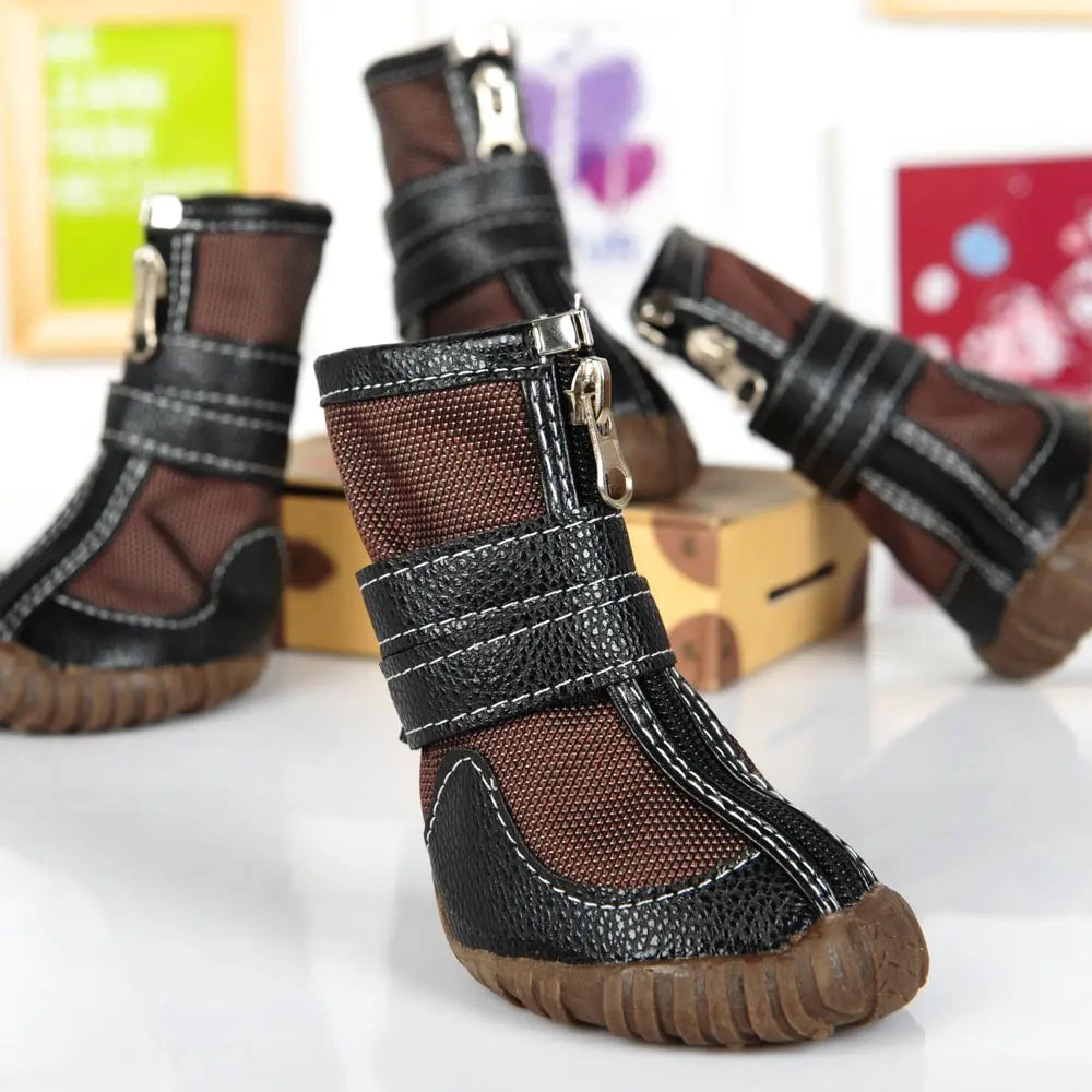Cotton-padded Martin Boots for Big Dogs