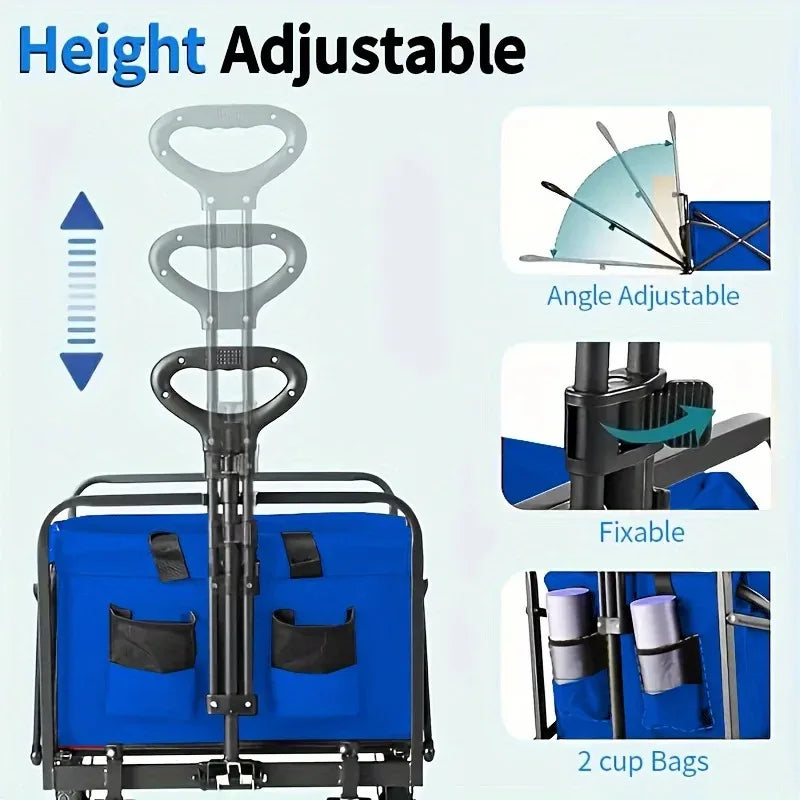 Wagon Cart Fordable Heavy Duty Utility Cart for Supplies