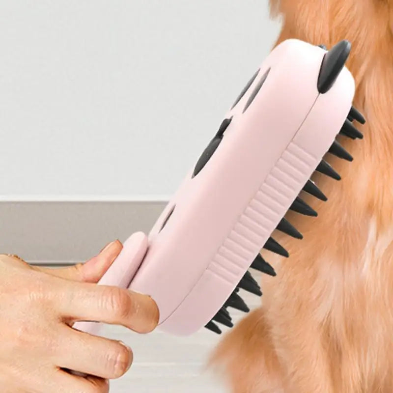 Steamy Dog and Cat Brush 4-in-1 Hair Removal