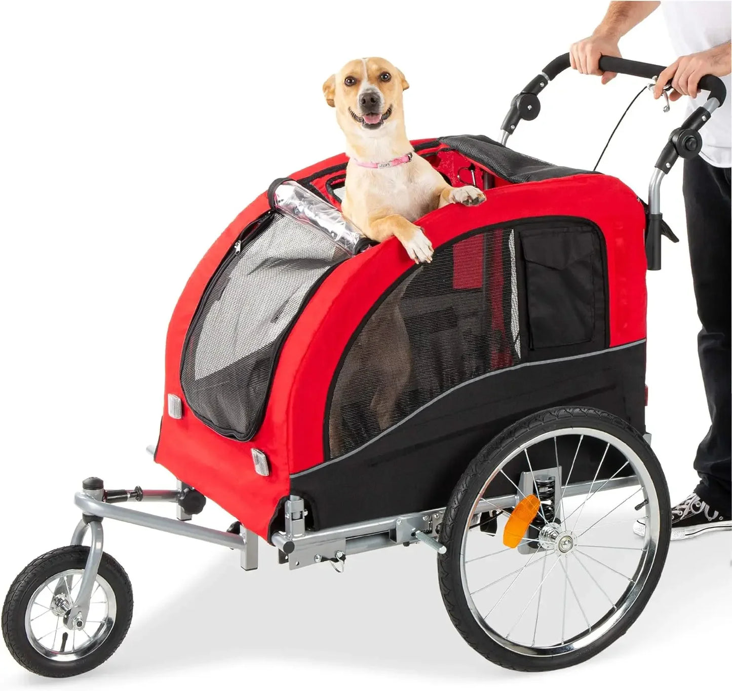 2-in-1 Dog Bike Trailer