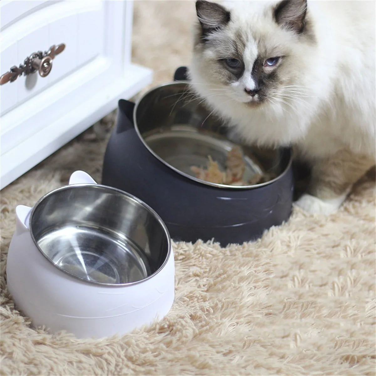 Pet Tilt Safeguard Neck Pet Bowl