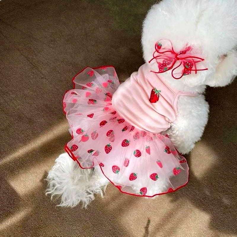 Cute Puppy Summer Princess Dress