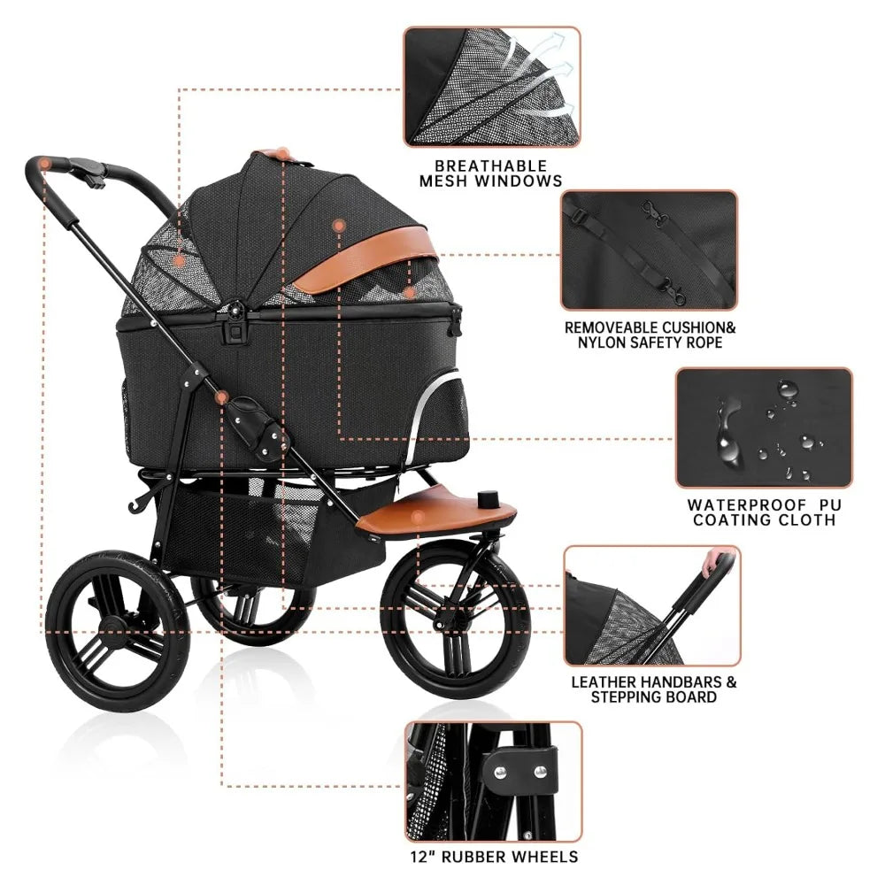 Dog Stroller for Medium Small Dogs