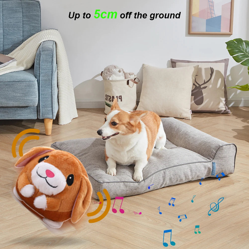 Electronic Pet Toy Music Vibration Bouncing Jump Ball