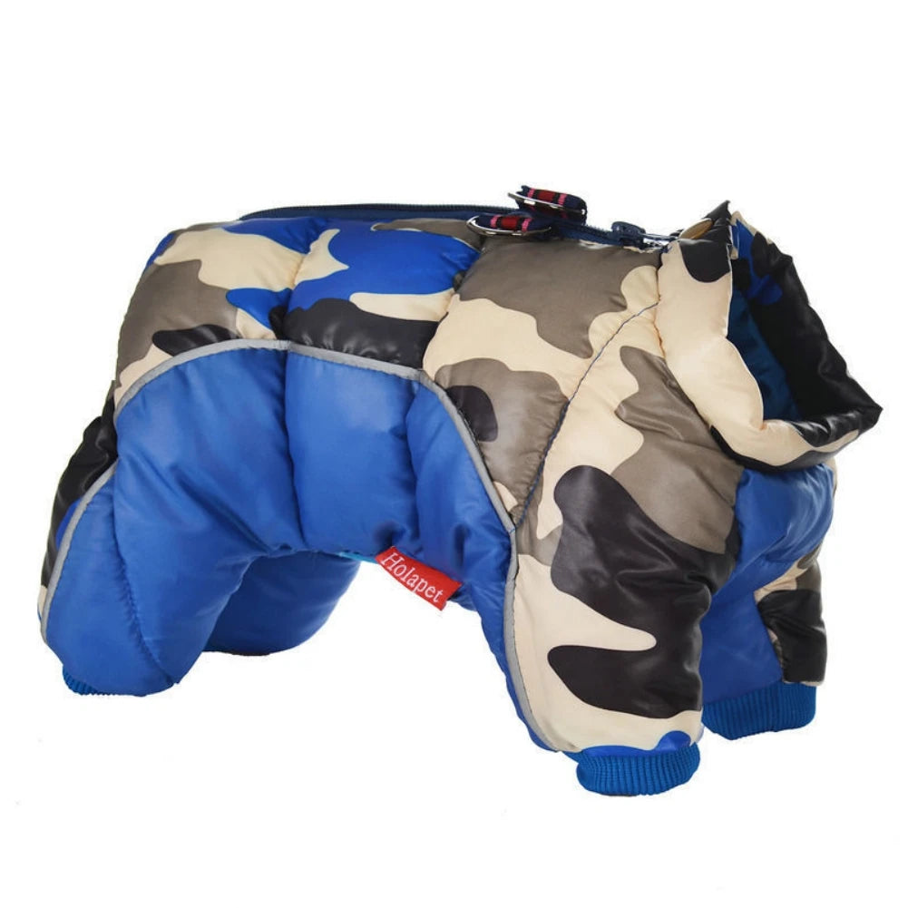 Autumn Winter Pet Dog Padded Coat Super Warm Jacket Thicken Reflective Dog Clothes Waterproof Puppy Jumpsuits Pet Dog Clothing