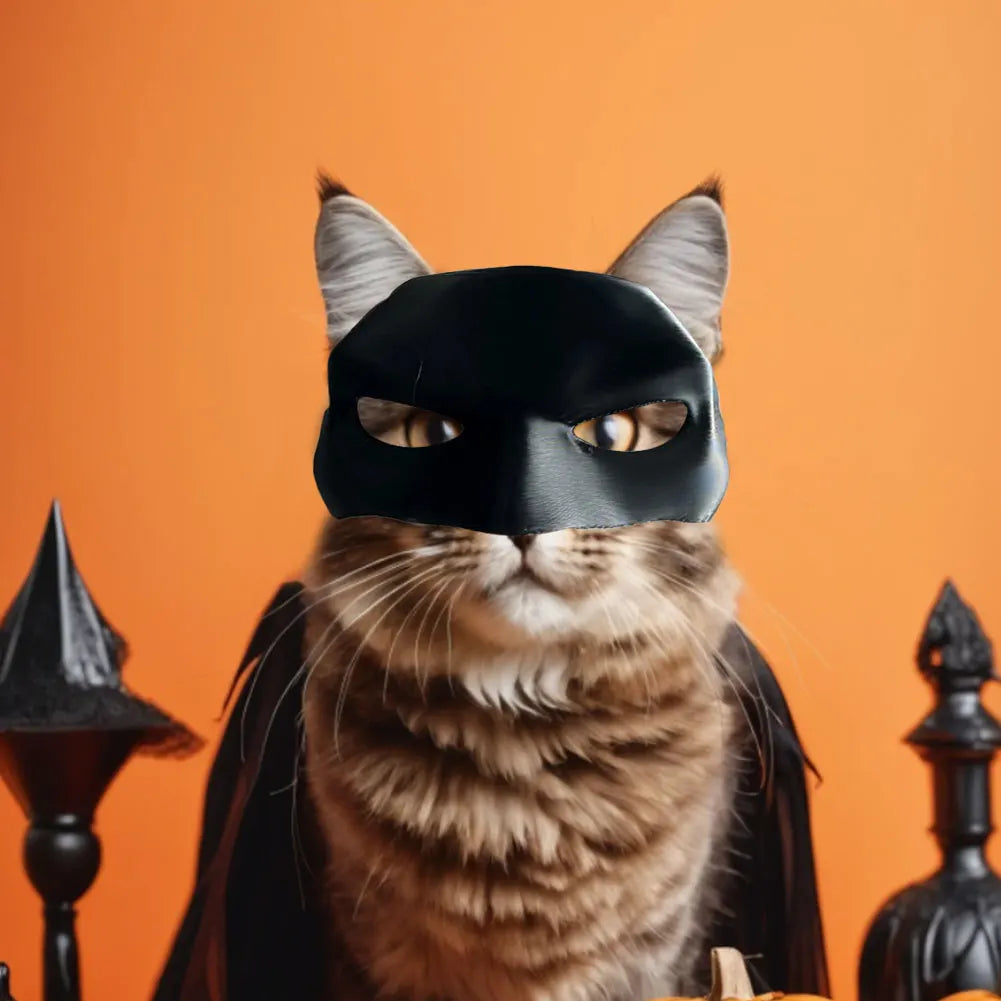 Black Bat Cat Avenger Decoration Party Mask