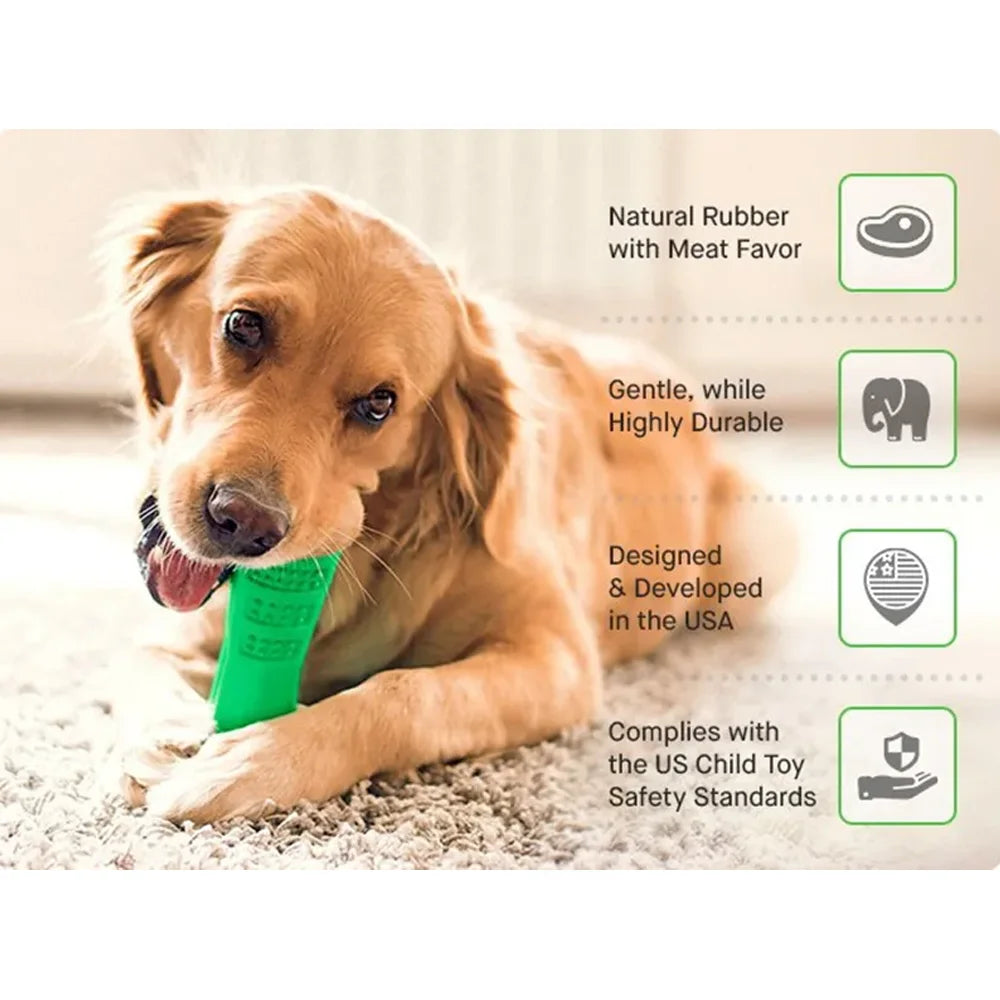 Dog Silicone Chewable Teeth Toothbrush