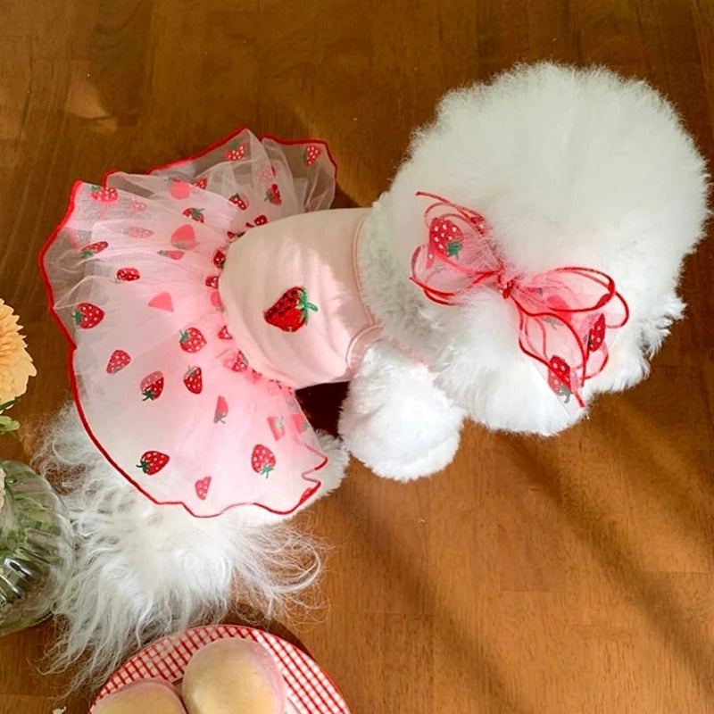 Cute Puppy Summer Princess Dress