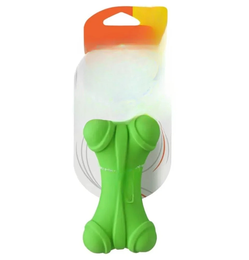 Dog Soft Play Bone Toy Assorted Colors