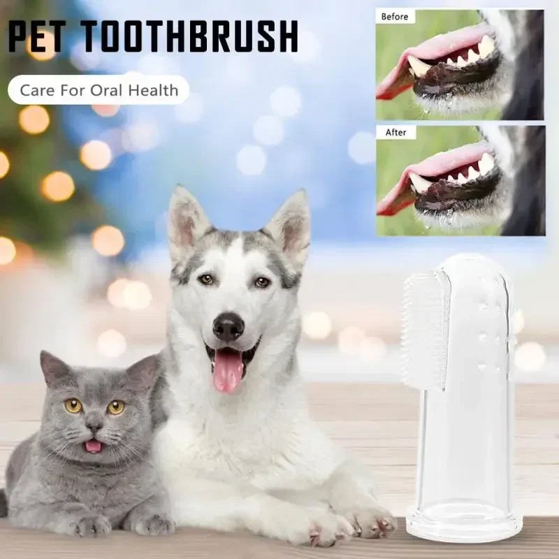 Pet Soft Finger Toothbrush