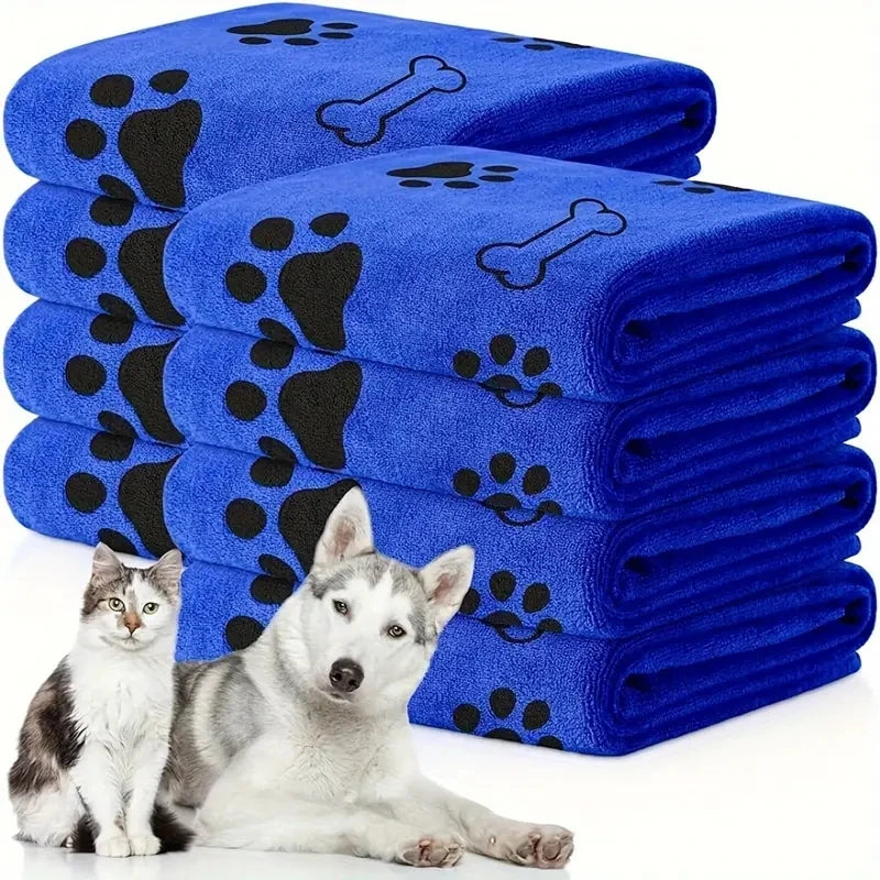 , Absorbent Pet Bath & Grooming Towels