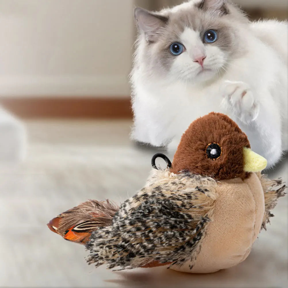 Interactive Cat Flying Bird Toy