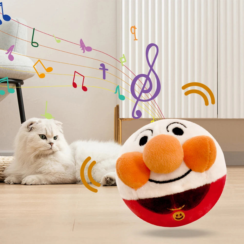 Electronic Pet Toy Music Vibration Bouncing Jump Ball