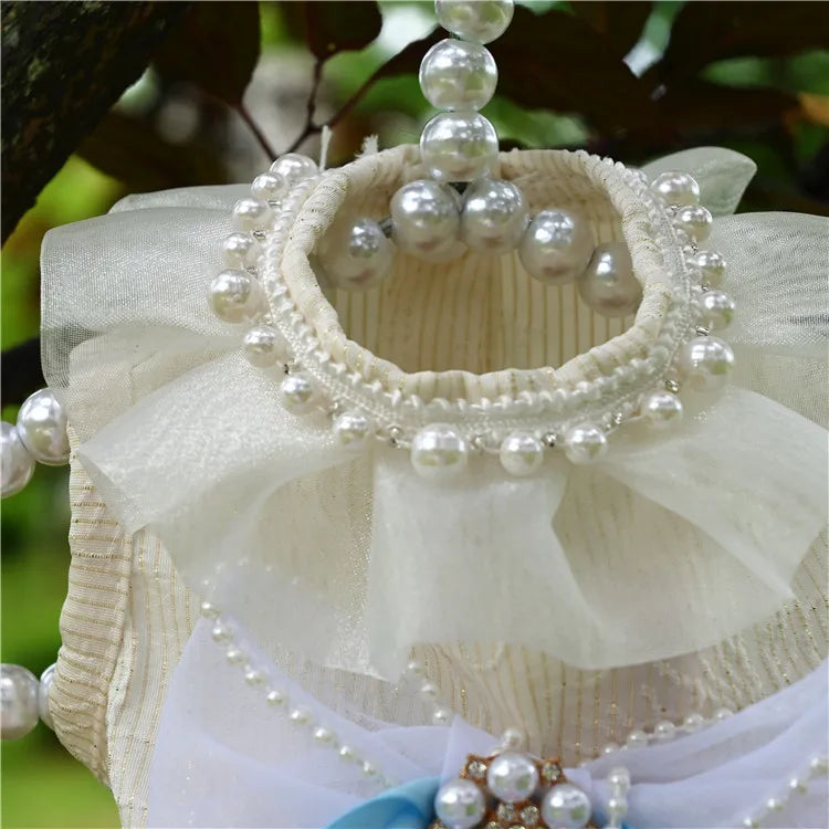 New Pet Three-dimensional Chiffon Flower Spring and summer Skirt