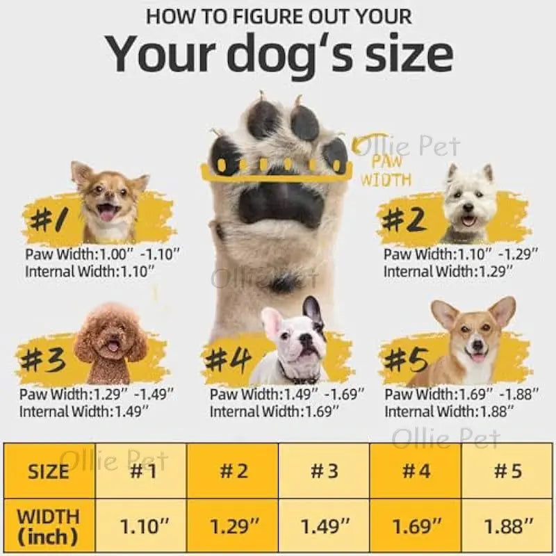 Silicone Dog Shoes Durable Reflection Breathable Soft Sole