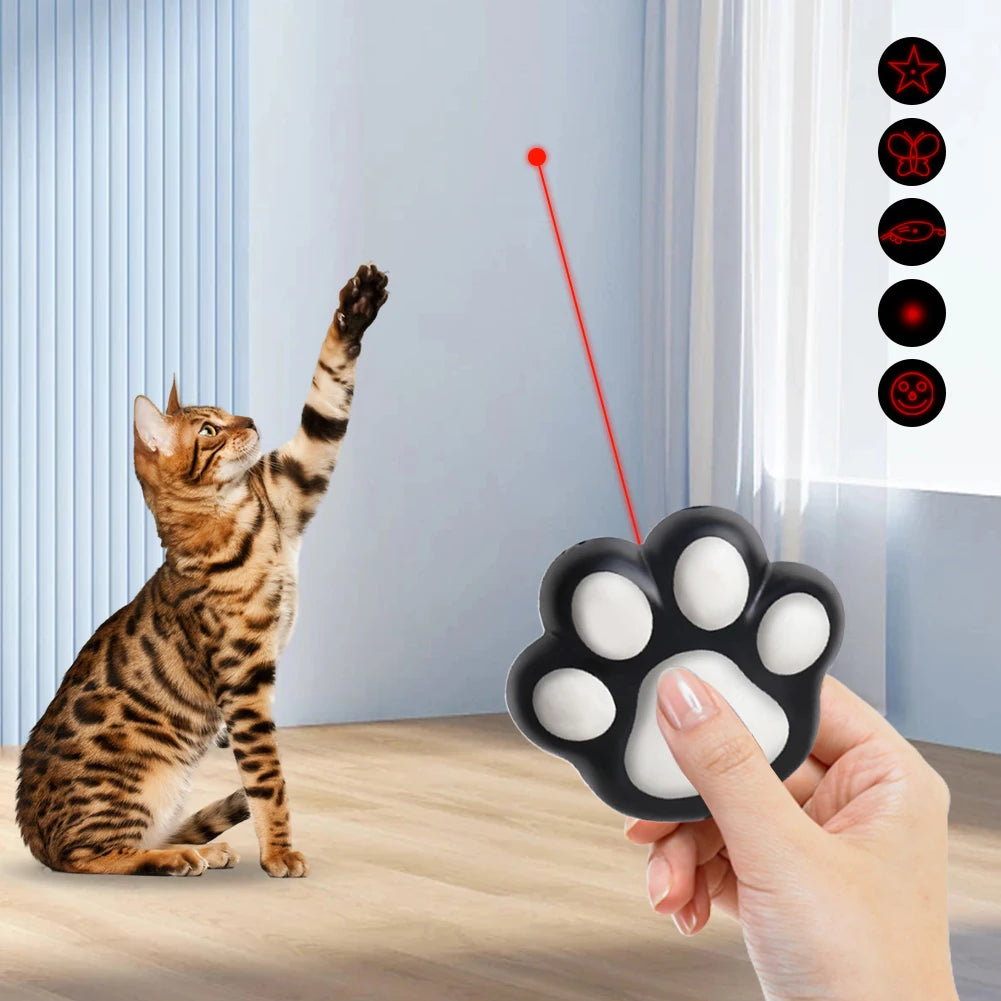 Interactive Funny Kitten Training Laser Toy