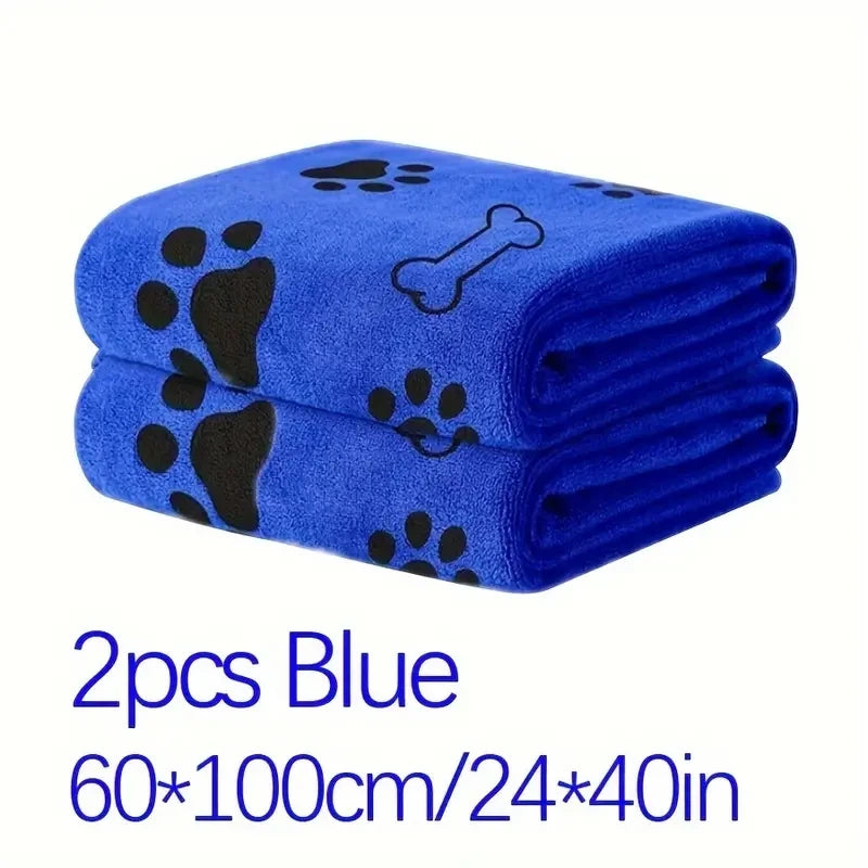 , Absorbent Pet Bath & Grooming Towels