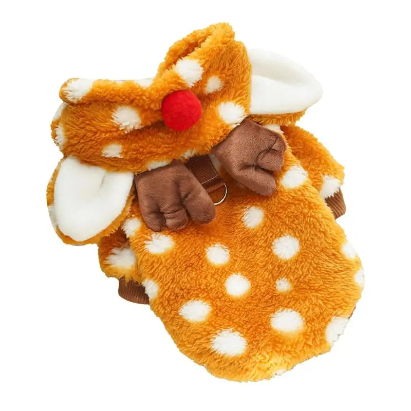 Dog Elk Christmas Reindeer Costume