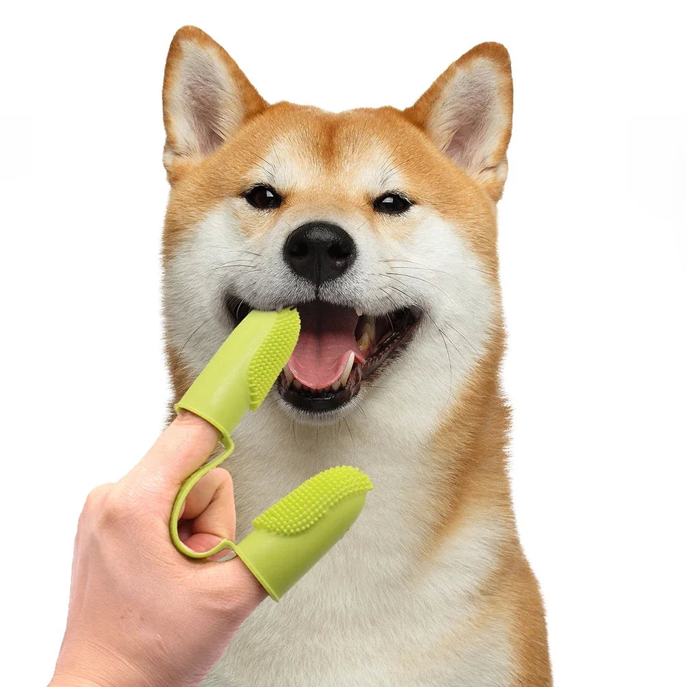 Cleaning Finger Toothbrush for Dogs