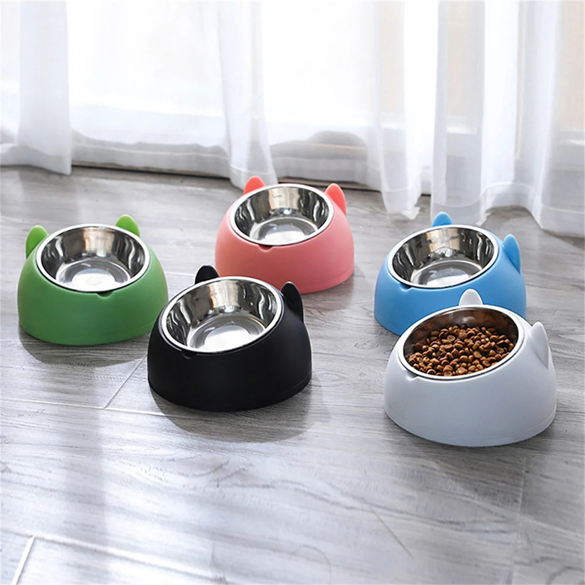 Pet Tilt Safeguard Neck Pet Bowl