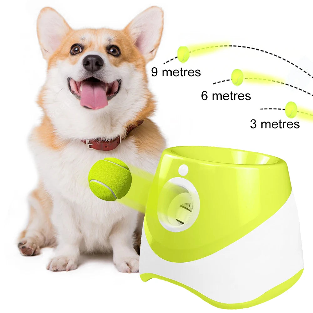 Automatic Dog Ball Launcher Automatic Pet Dogs Chase Toy Ball Launcher Dog Toy Dog Tennis Automatic Launcher Pet Interactive Toy