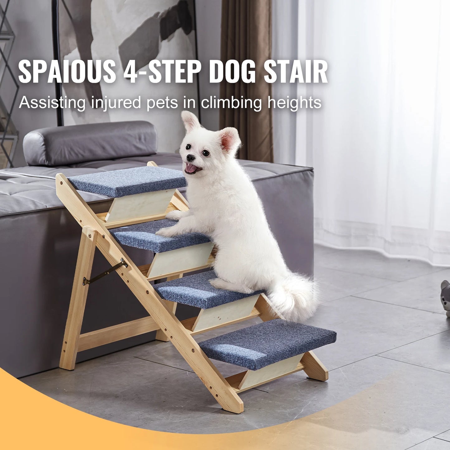 Wooden Pet Steps and Ramp Combo