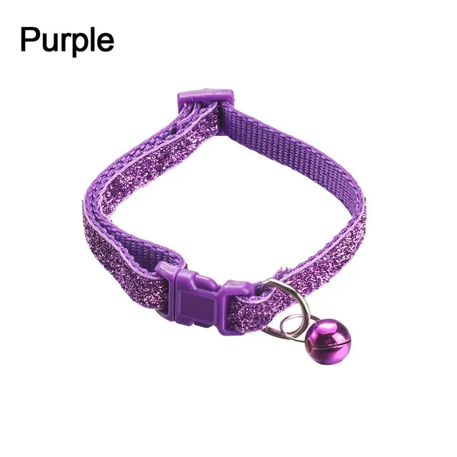 1 PC Colorful Bell Pendant Adjustable Dog and Cat Collars