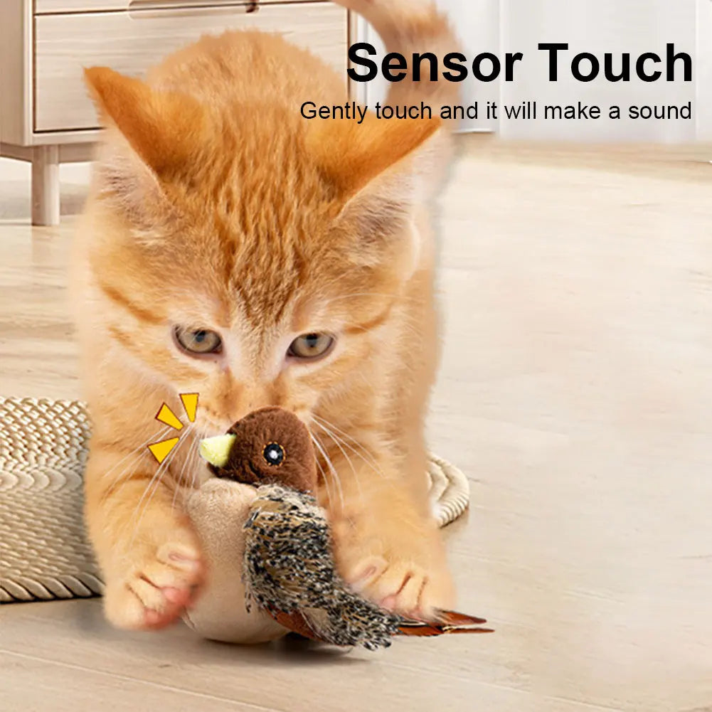 Interactive Cat Flying Bird Toy
