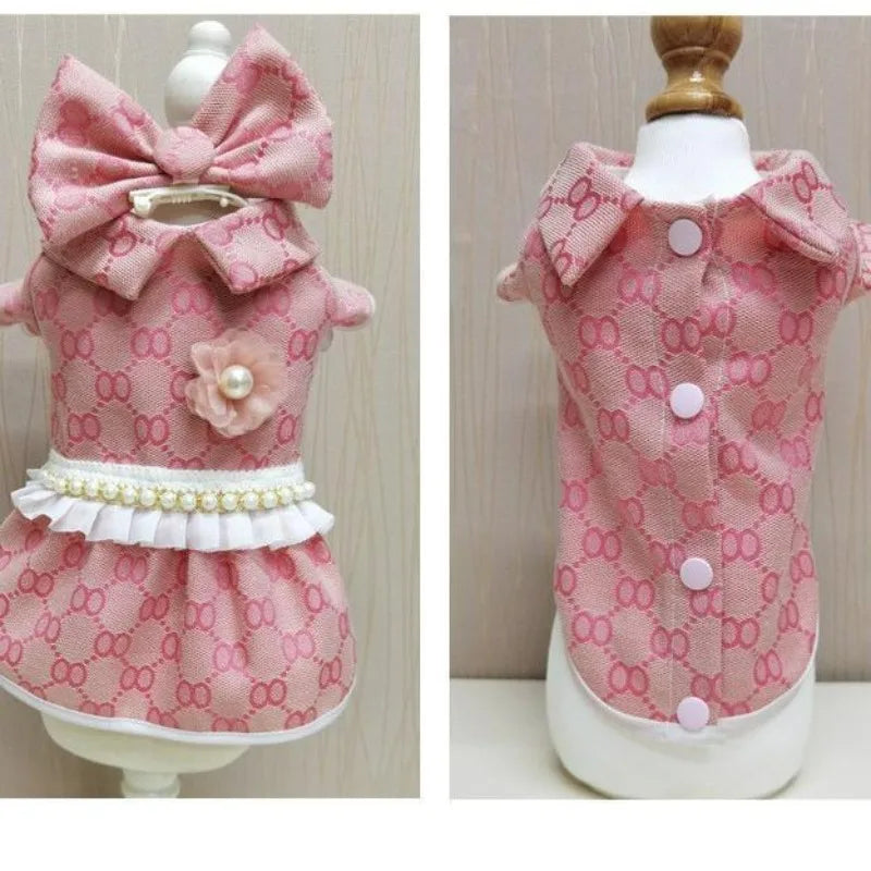Pet Spring Clothing for Small and Medium-sized Dog Dress