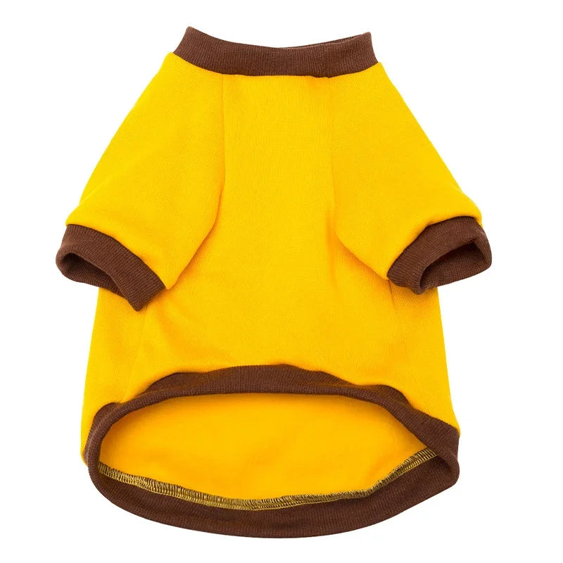 Padded Thickened Solid color Dog Sweatshirt