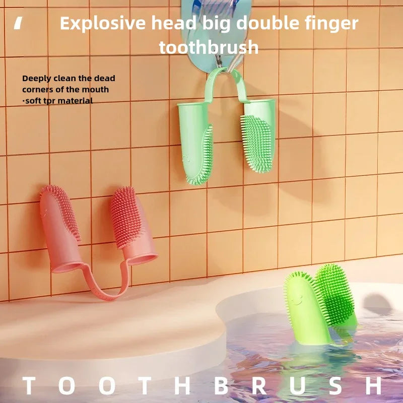 Cleaning Finger Toothbrush for Dogs
