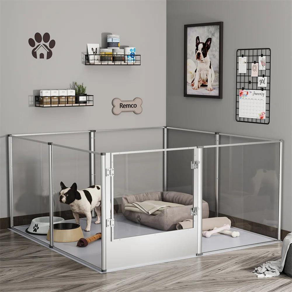 1 Pc Large Acrylic Dog Playpen