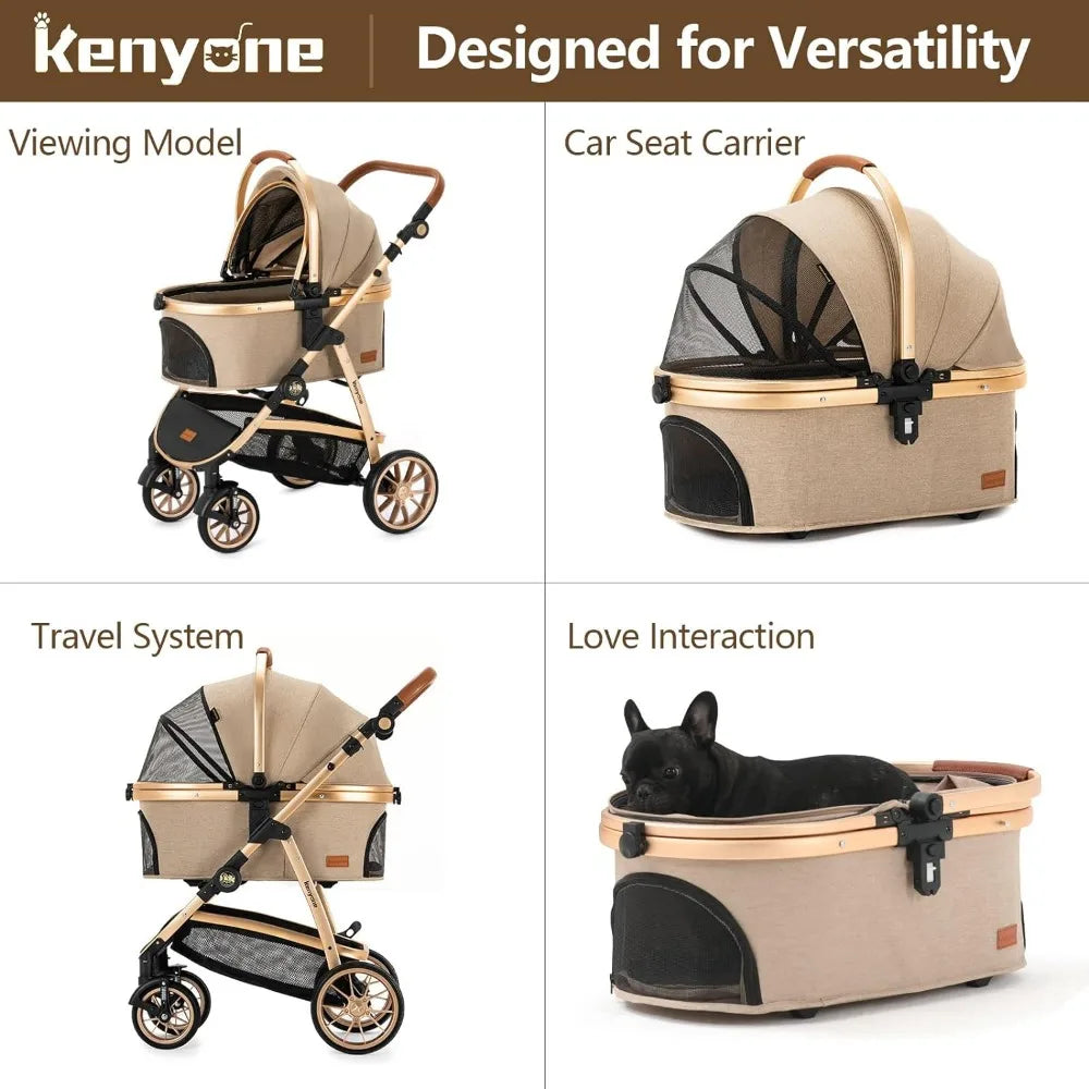 Dog Pet Stroller 3 in 1