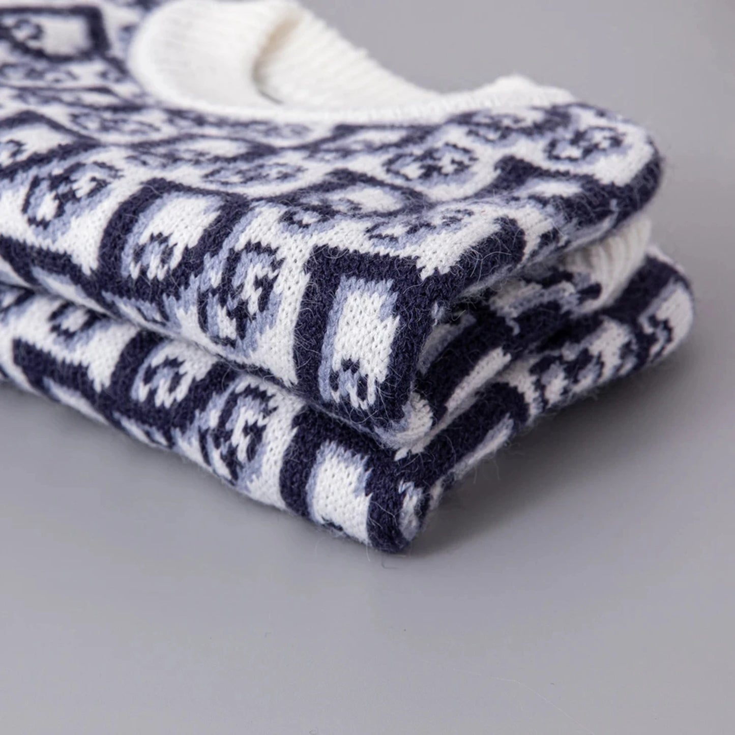 Winter Luxury Pet Sweater High Elastic Double Layer