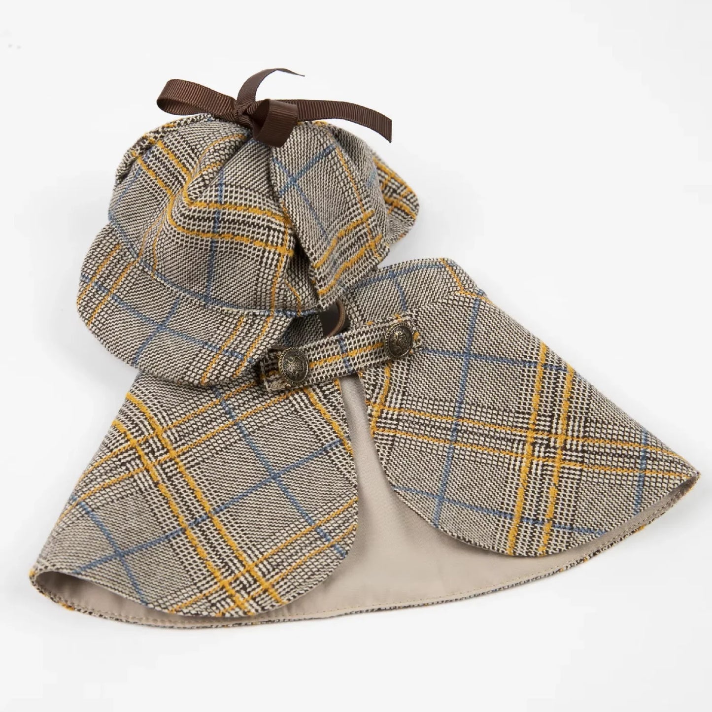 Cat and Dog Detective Costume Scottish Outfit