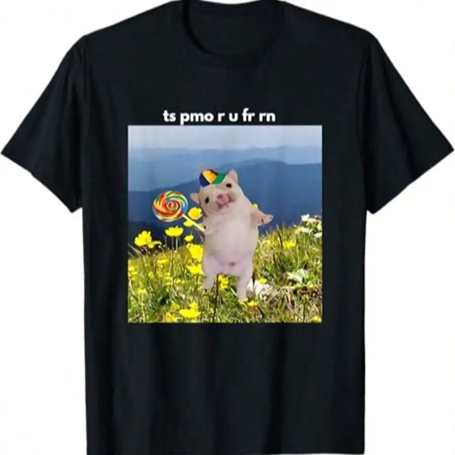 Watermelon Cat Silly Cat Meme T-Shirt