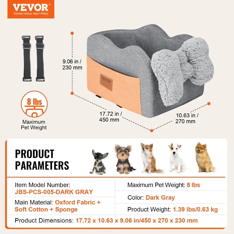 Center Console Dog Car Seat
