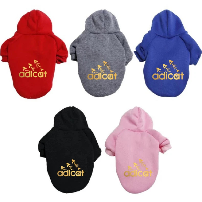 Kittie golden letter printed hoodies