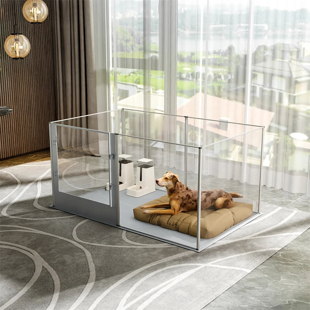 1 Pc Large Acrylic Dog Playpen