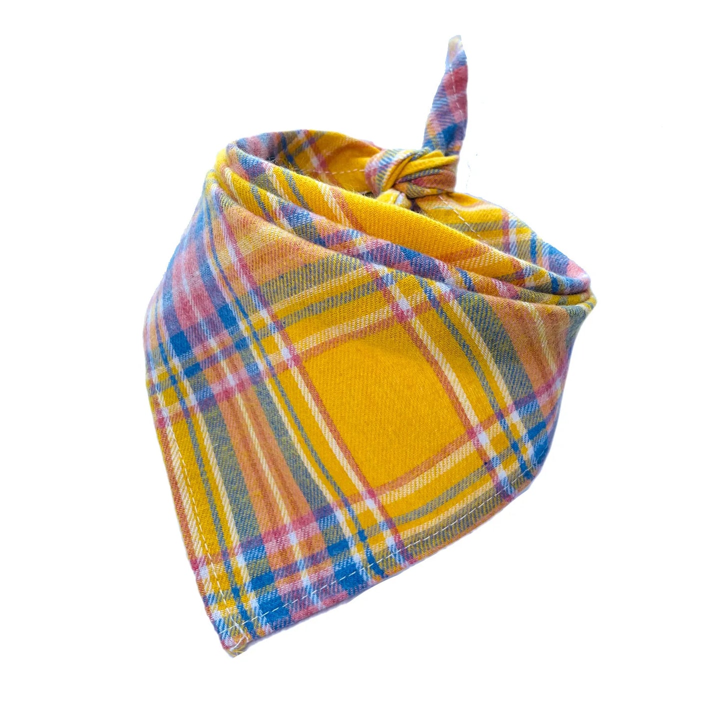 30/50 PCs Dog Plaid Bandanna