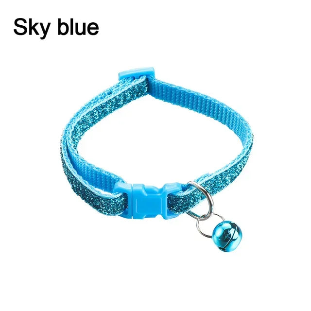1 PC Colorful Bell Pendant Adjustable Dog and Cat Collars