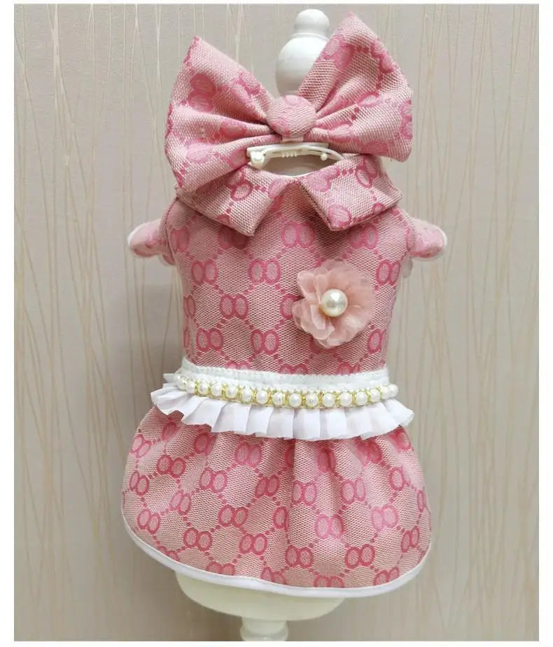 Pet Spring Clothing for Small and Medium-sized Dog Dress