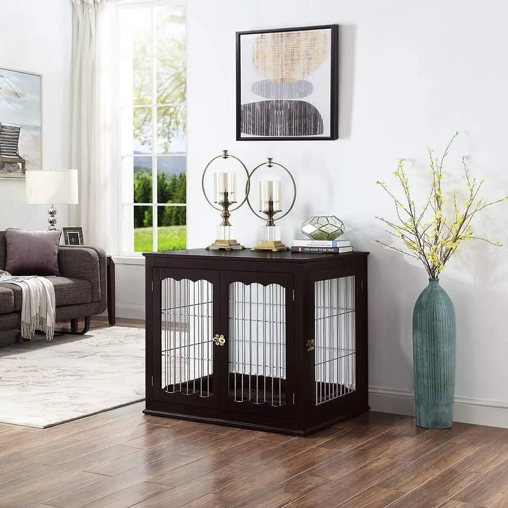 Furniture Style Dog Crate for Medium, Large Animals