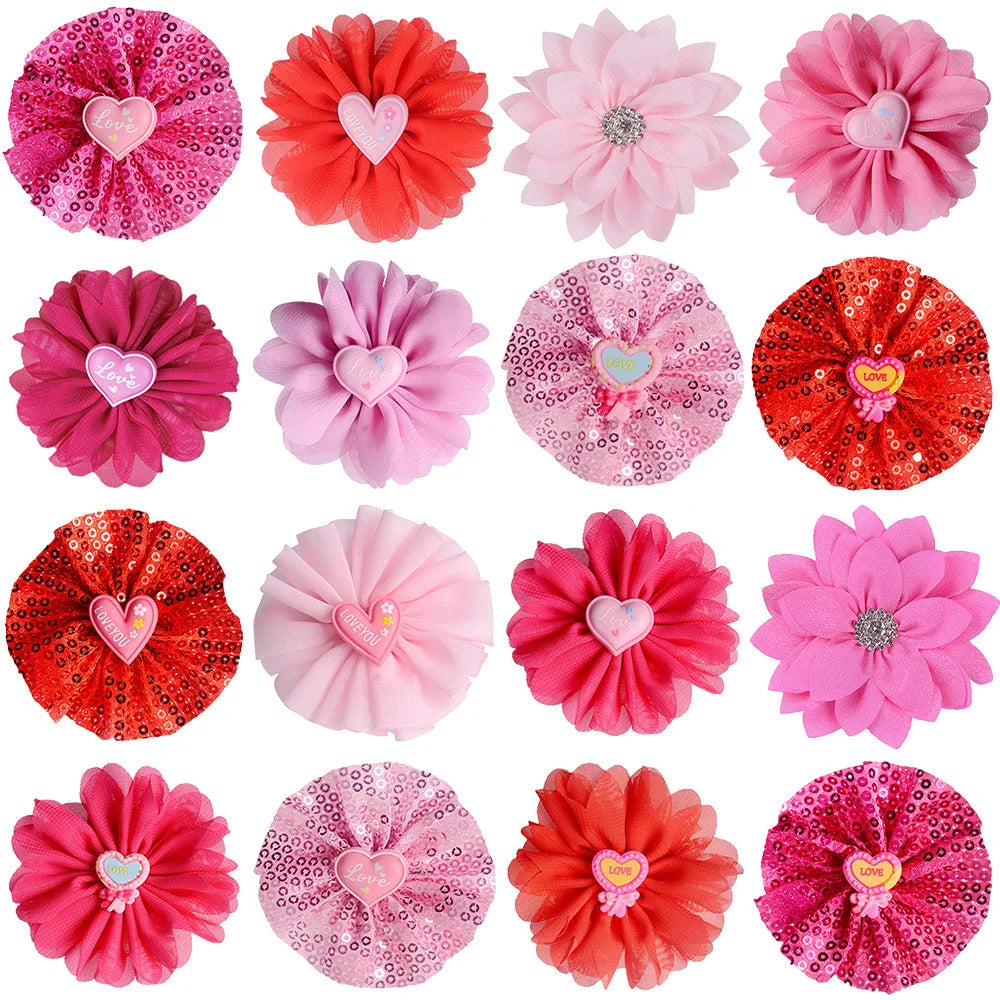 Valentine's Day Dog Decorate Bows