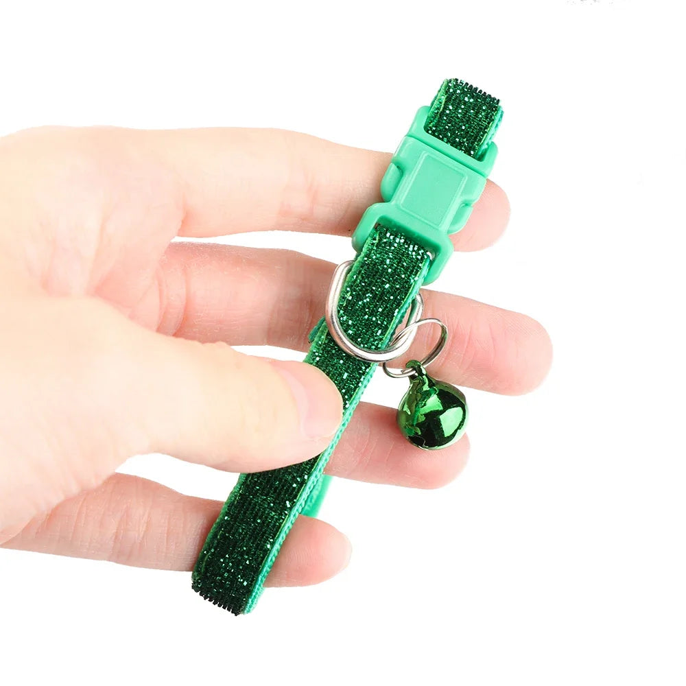 1 PC Colorful Bell Pendant Adjustable Dog and Cat Collars