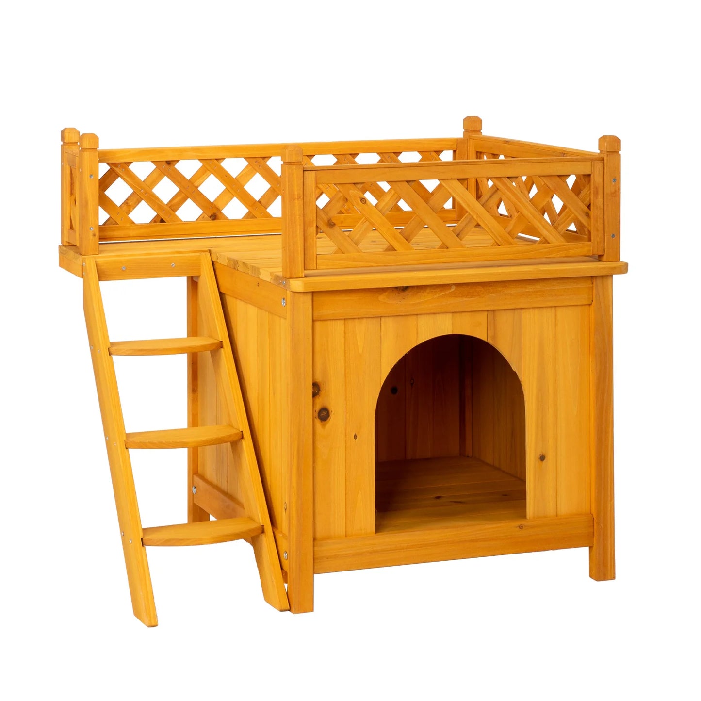 2-Story Wooden upstair Cat House