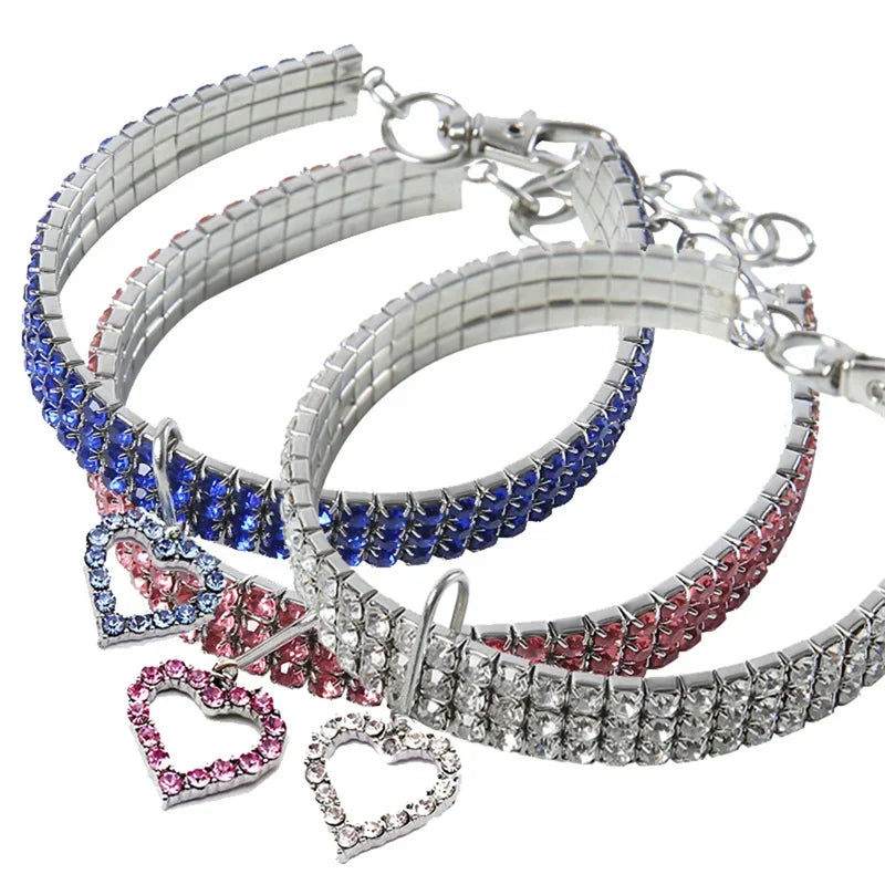 Bling Rhinestone Dog Collar