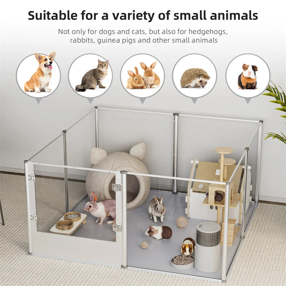1 Pc Large Acrylic Dog Playpen
